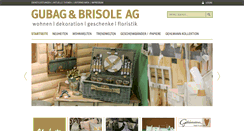 Desktop Screenshot of brisole.ch